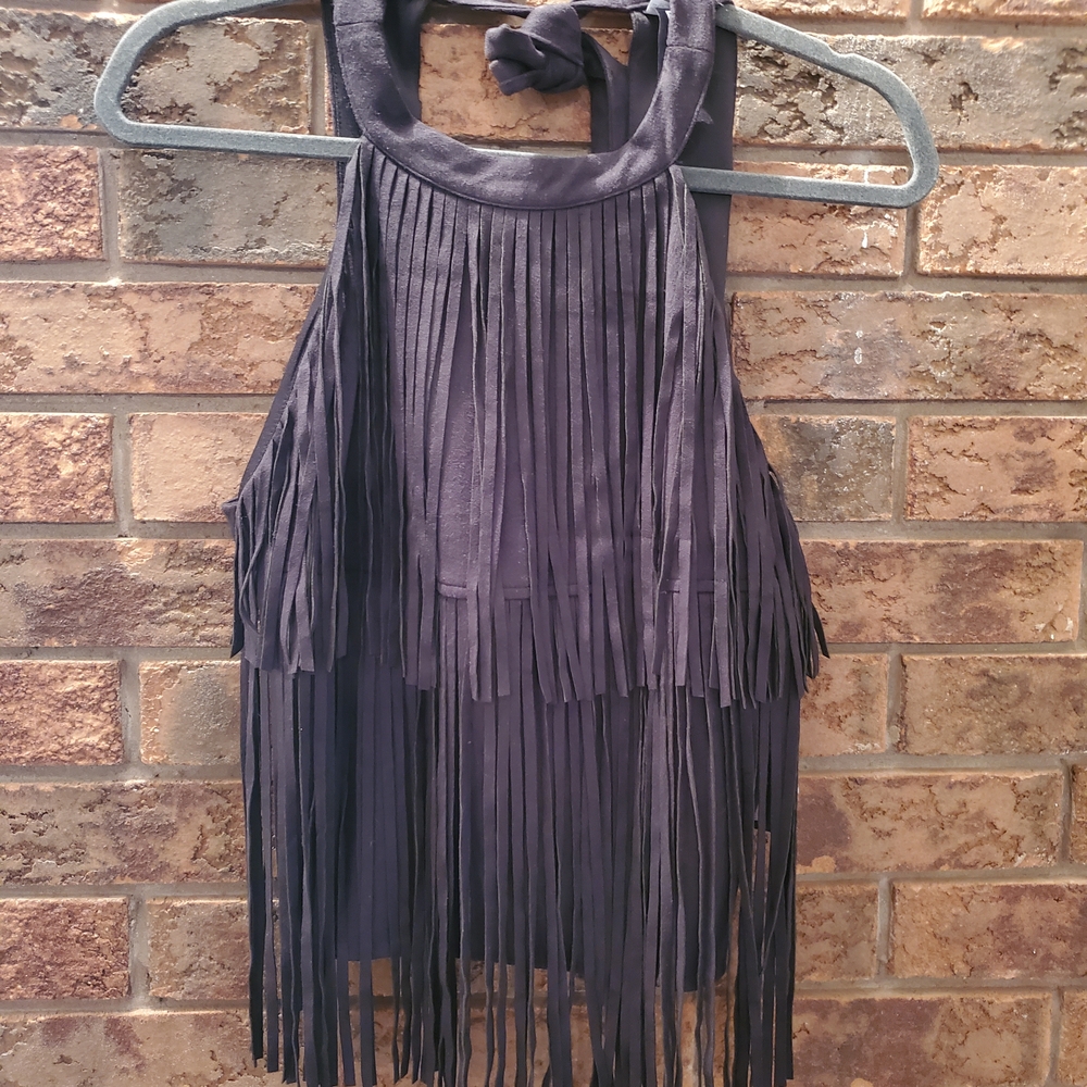 New Fringe Black Top